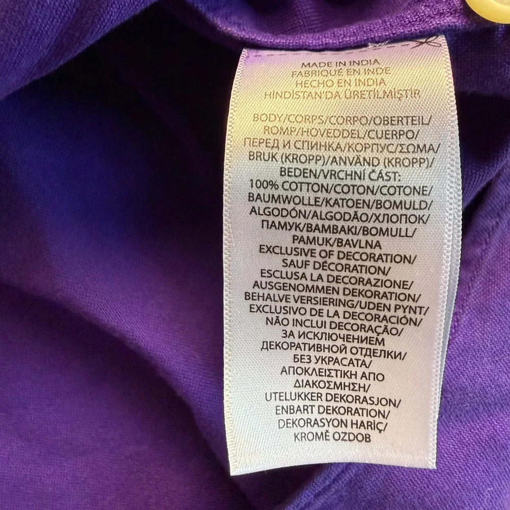 Polo Ralph Lauren Button Down Shirt Mens XXL Purple Classic Fit Long Sleeve Pony